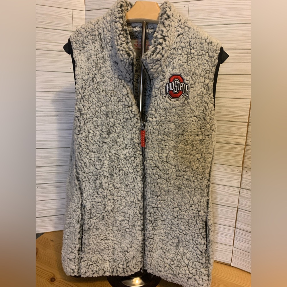 Ohio State Sherpa Fleece Vest